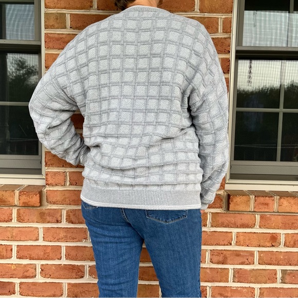 Comfy oversized cotton crewneck sweater  men’s size XL. Unisex - Picture 5 of 8